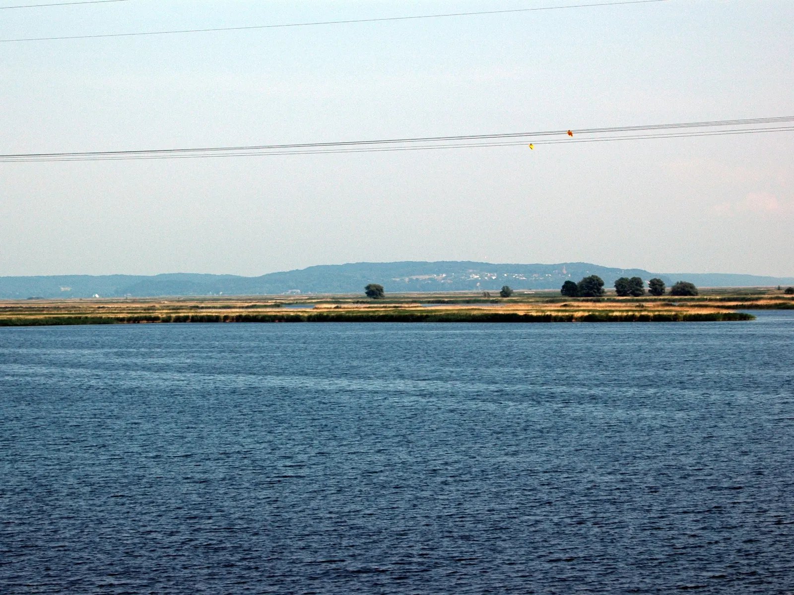 The islands of the Świna backwater delta in the Szczecin Lagoon